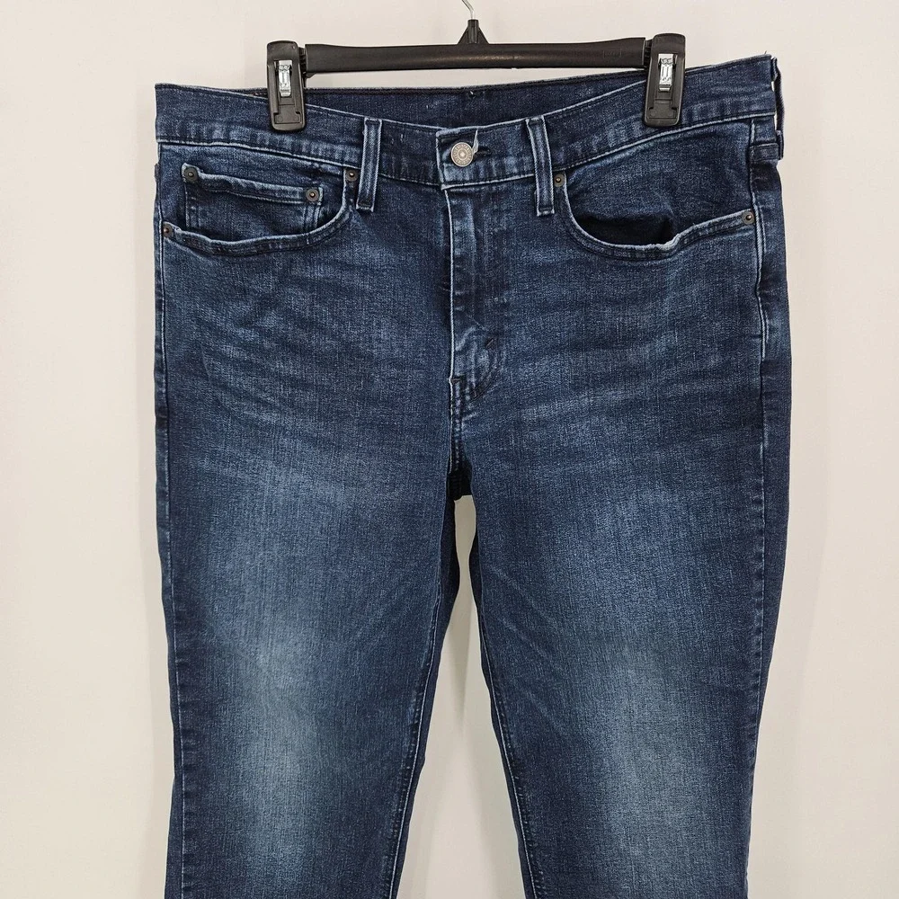 Levis 541‎ Jeans Mens 34x30 Blue Athletic Taper Stretch Denim Water Less Zip Fly